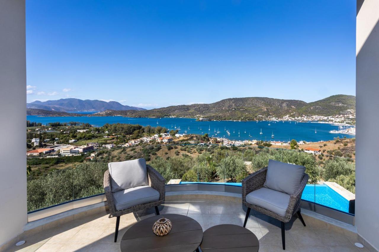 Saronic Topview Villa Galatas  Exterior photo