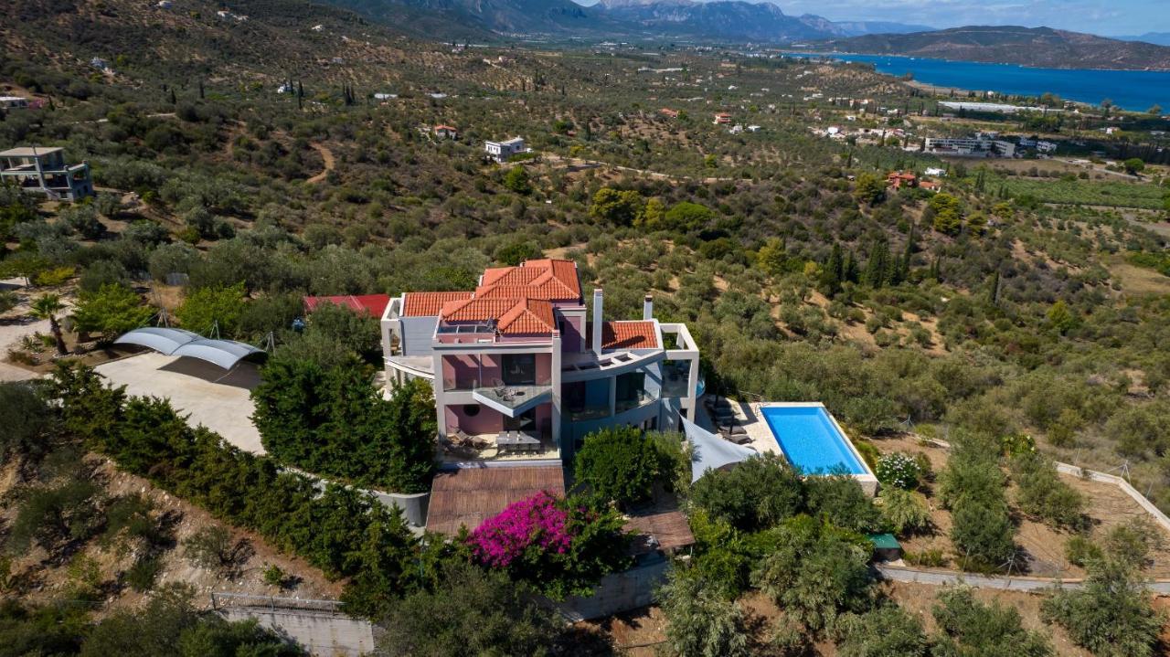 Saronic Topview Villa Galatas  Exterior photo